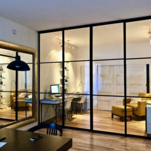 Synchro Sliding System With Profile Door