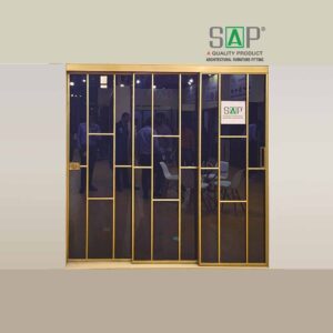 Telescopic Sliding System With Profile Door